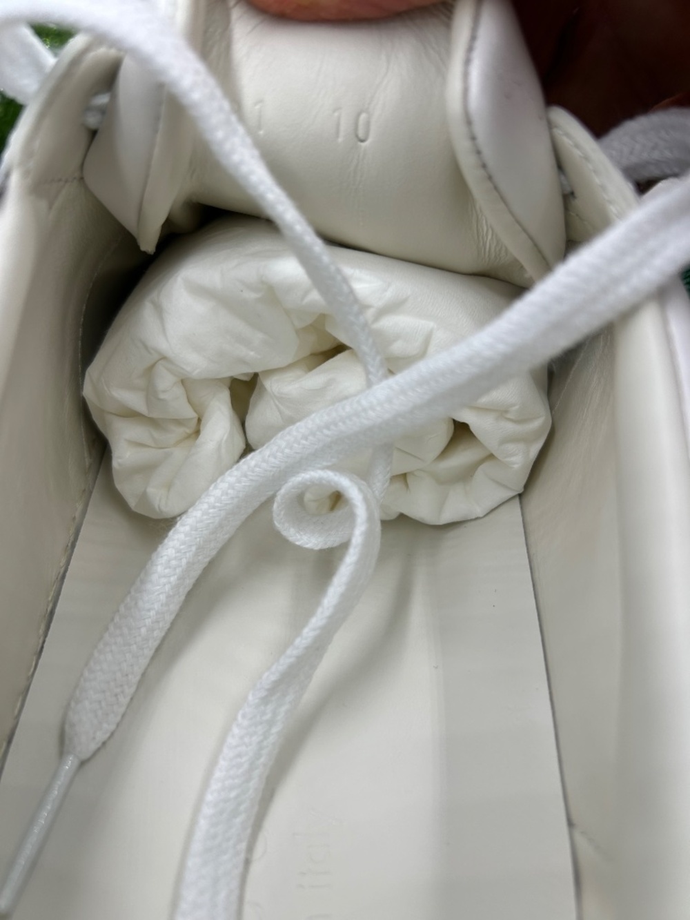 Men’s Gucci G 74 Leather/Suede Web Stripe Sneakers. Size 10. Made in Italy. - Picture 10 of 11